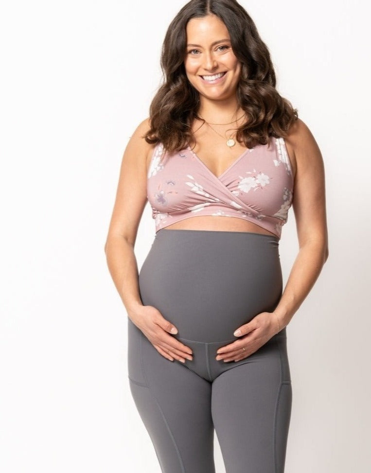 Slate Maternity Leggings