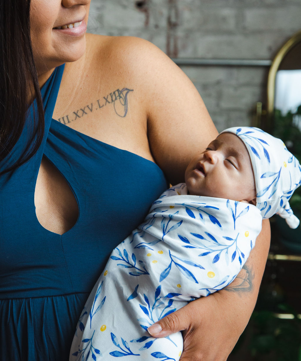 Indigo Swaddle Set