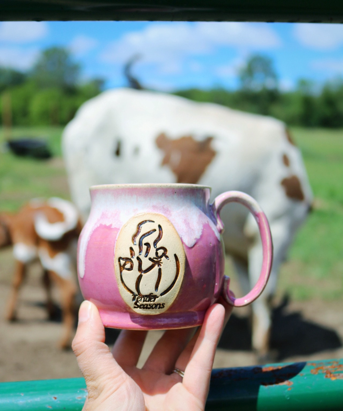 Blushing Pearl Tender Season's Mug