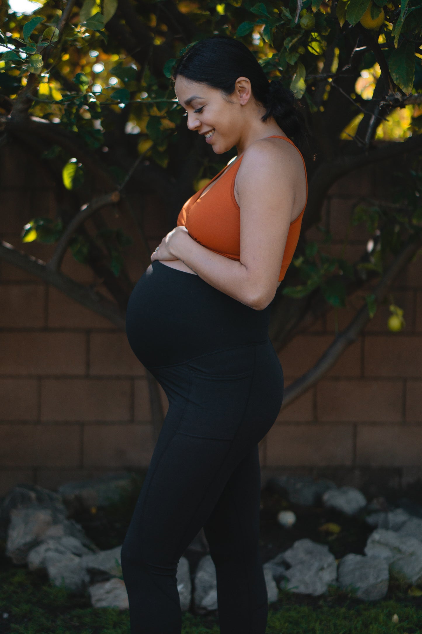 Maternity Leggings in Slate – Tender Seasons