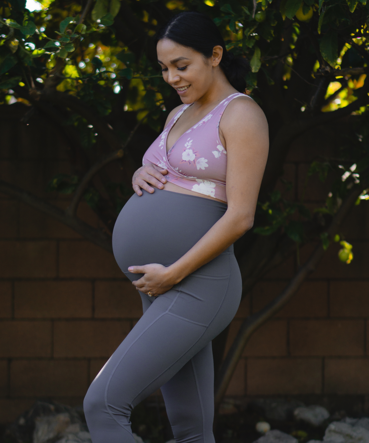 Slate Maternity Leggings