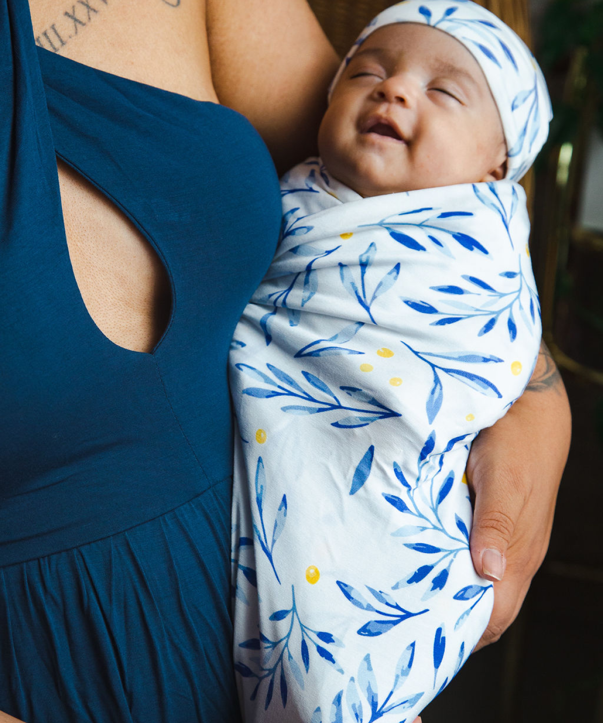 Indigo Swaddle Set